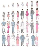 Generation occupation various groups. Growth clipart age