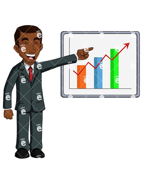 growth clipart business man
