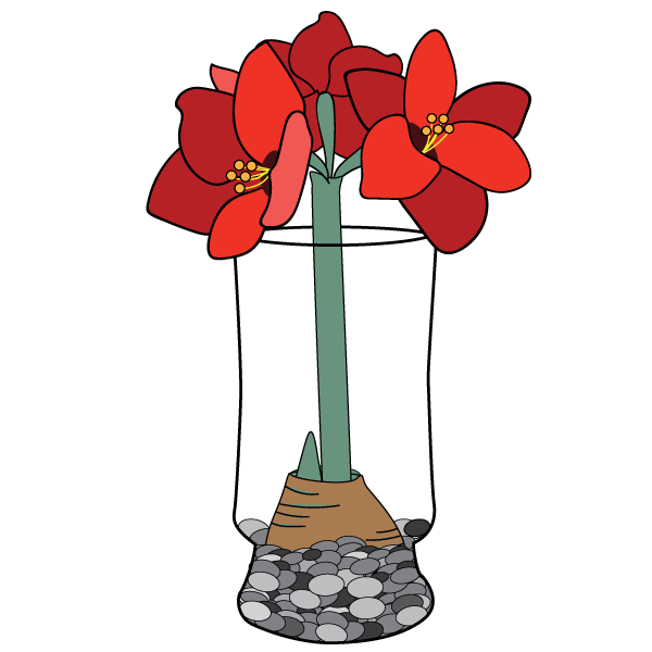 vase clipart fresh flower