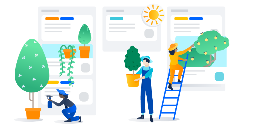 Growth clipart individual development plan. How trello helped us