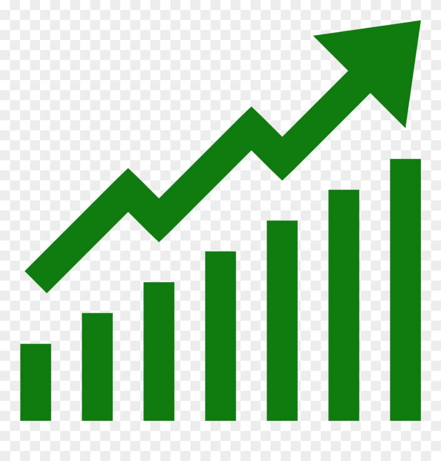 statistics clipart increase sale