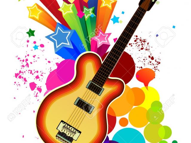 Free acoustic download clip. Guitar clipart colorful guitar