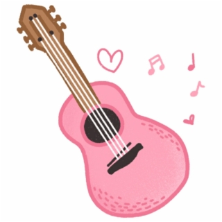 guitar clipart cute