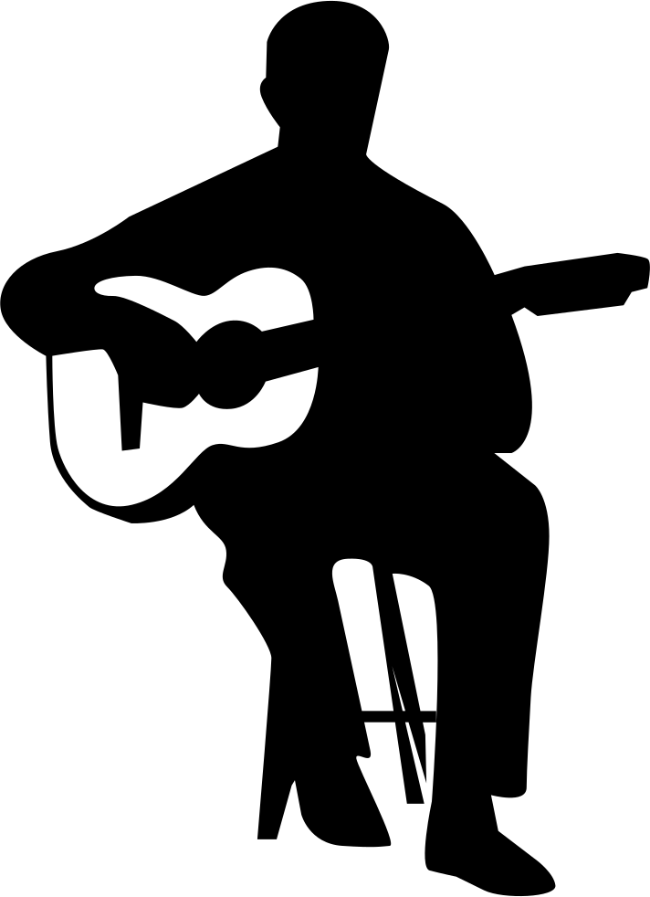 Guitar clipart flamenco guitar. Player svg png icon