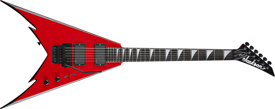 red clipart guitar