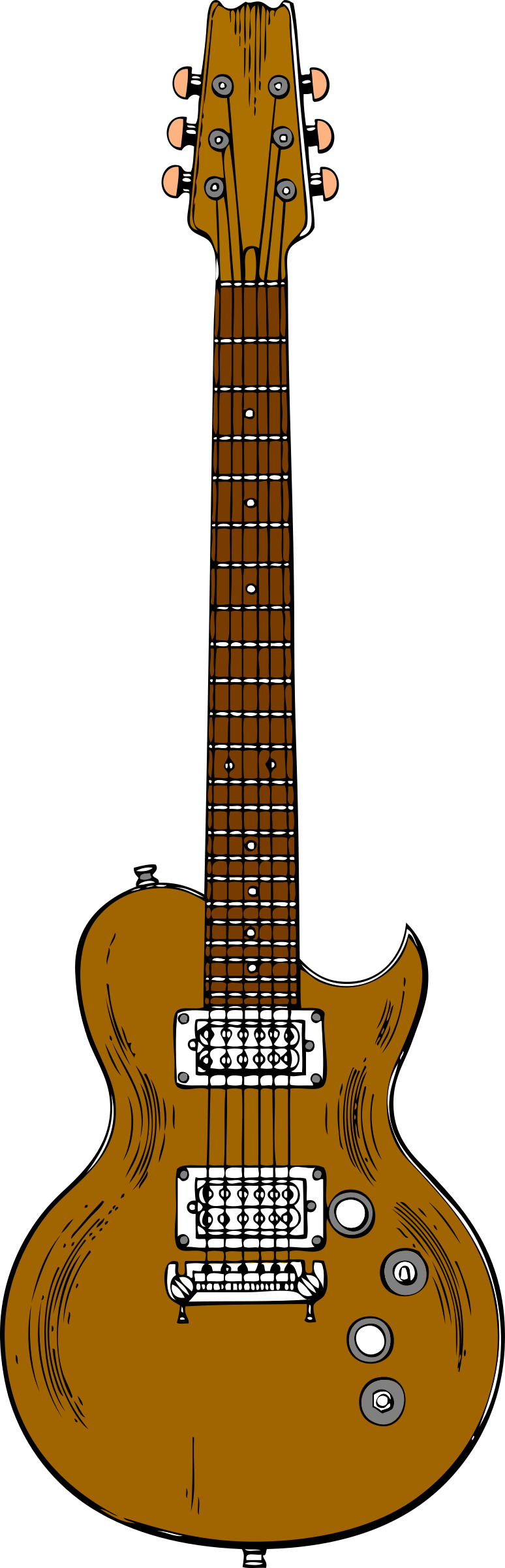 guitar clipart wooden