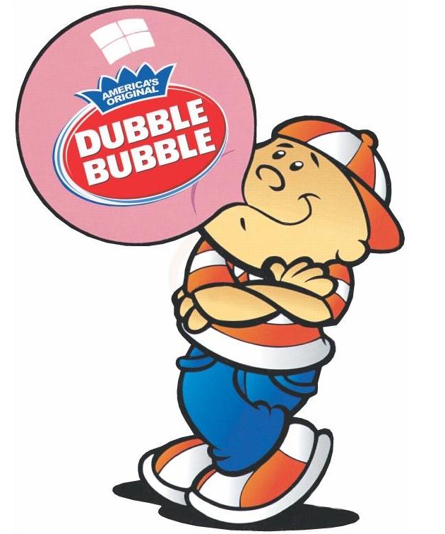 Double bubble clip art. Gum clipart dubble