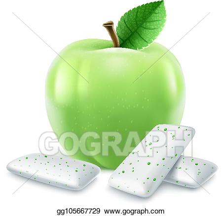 gum clipart green