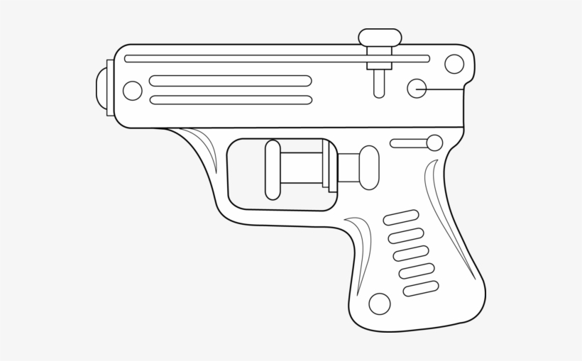 gun clipart line art