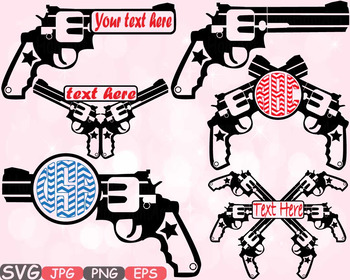 Guns clipart amendment. Split circle svg silhouette