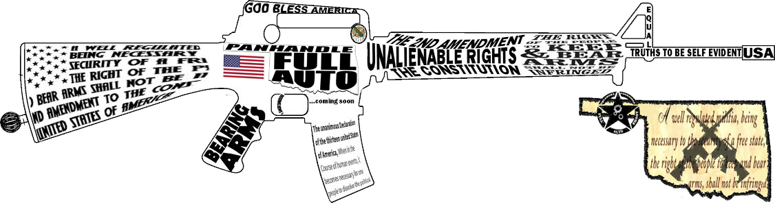 Guns clipart amendment.  pan full auto