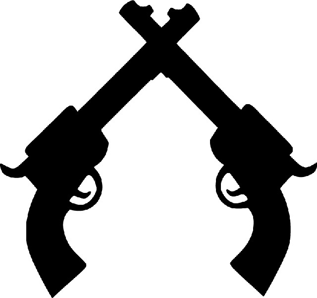 Cliparts zone . Guns clipart crossed