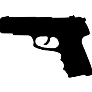 pistol clipart glock