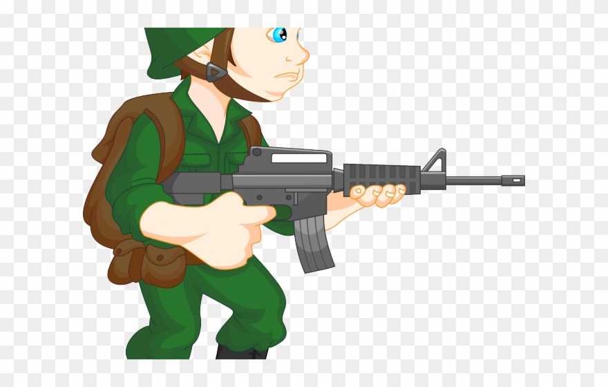guns clipart soldier