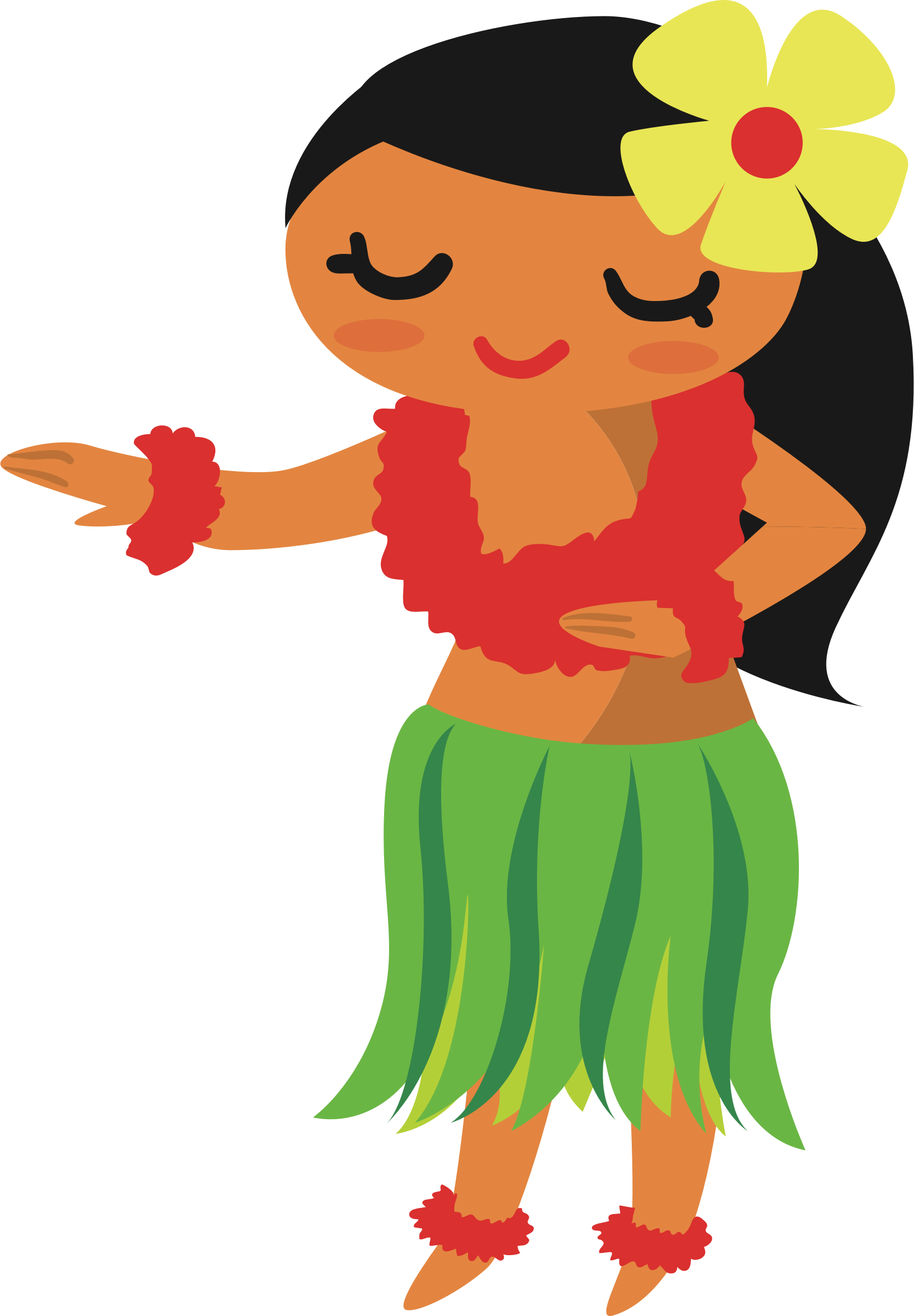  collection of dancer. Guy clipart hula