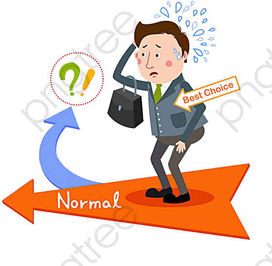 Confused man cartoon confuse. Guy clipart normal guy