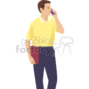 guy clipart phone clipart