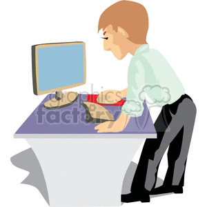 guy clipart webmaster