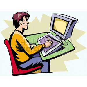 guy clipart webmaster