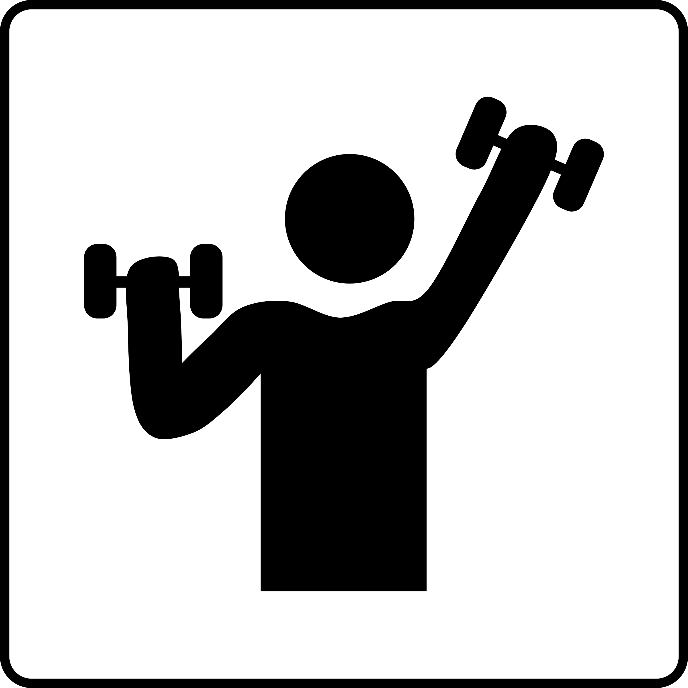 gym clipart black and white