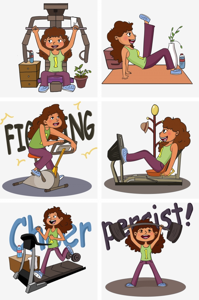 gym clipart fitness coach