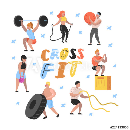 gym clipart flat graphic