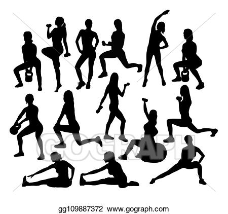 Gym clipart physical activity. Vector illustration and fitness