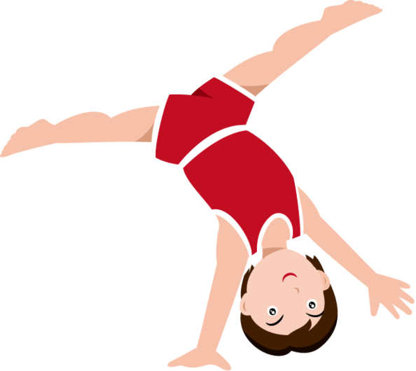 Gymnastics clipart bodily kinesthetic intelligence.  gymnast huge freebie