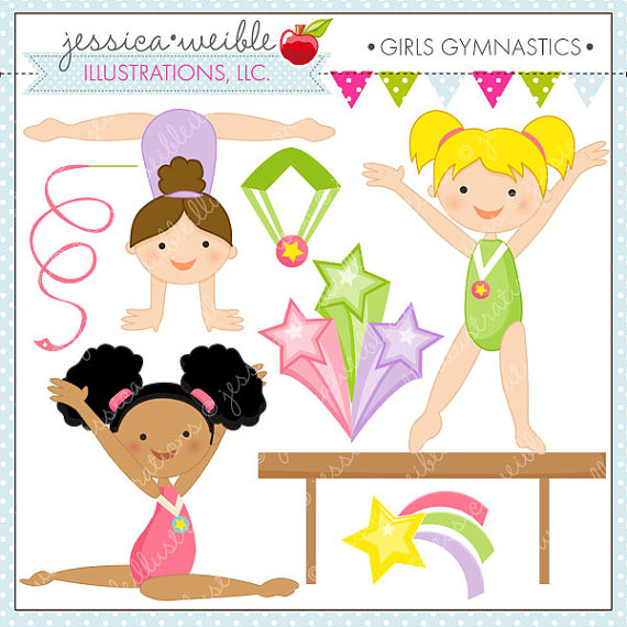 Free girl cliparts download. Gymnastics clipart gymnastics party