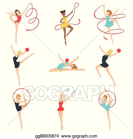 X free clip art. Gymnast clipart gymnastics team