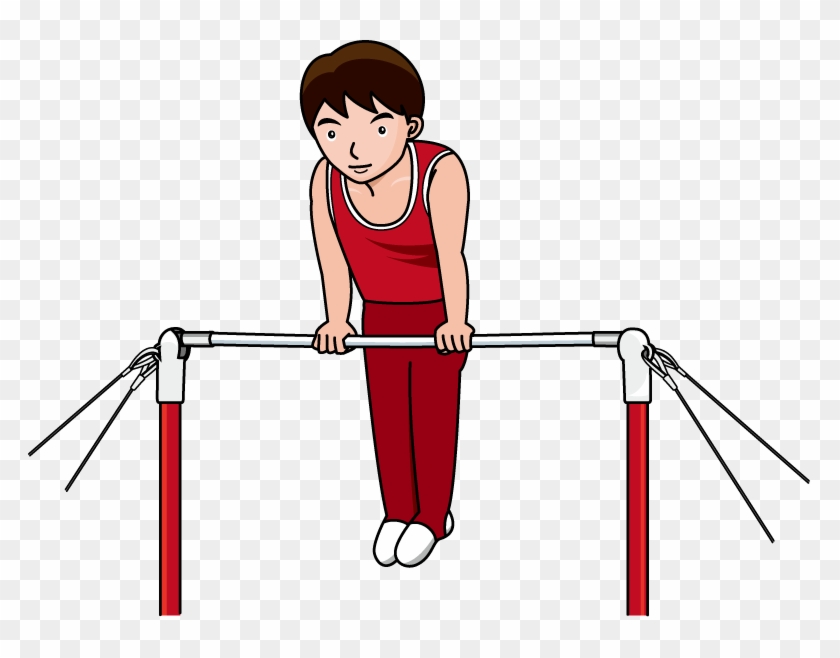 gymnastics clipart parallel bar