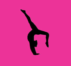 gymnastics clipart pink