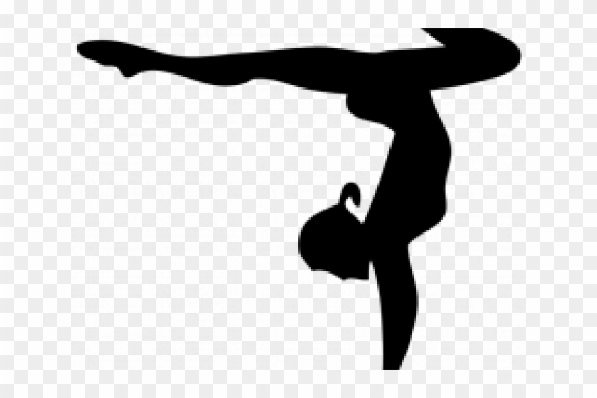 gymnast clipart shadow
