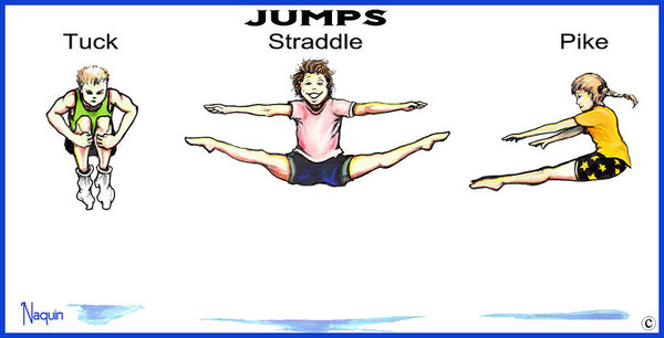 gymnast clipart straddle jump