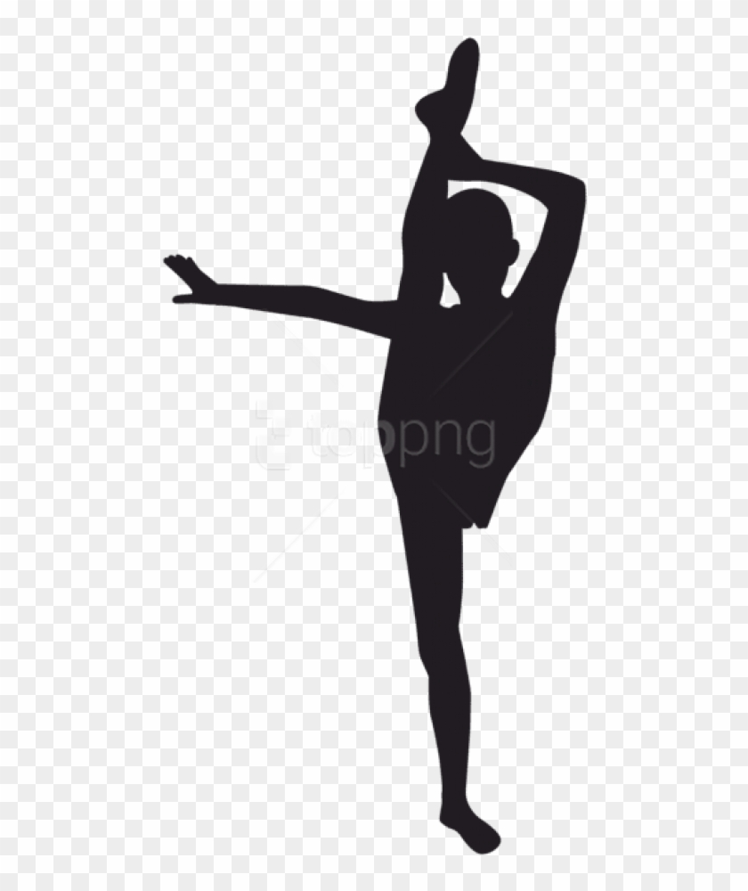 Gymnastics clipart shadow. Free png gymnast silhouette