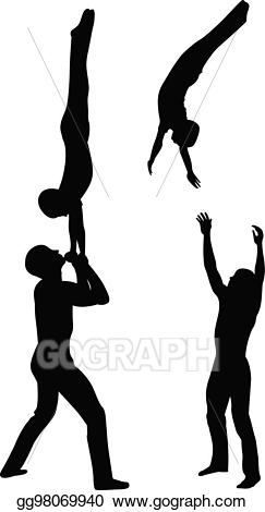 gymnastics clipart acrobatics