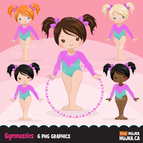 gymnastics clipart girl sport