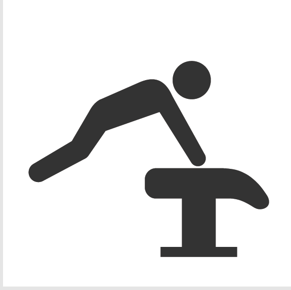 Gymnastics clipart icon. Athletics and set pbs