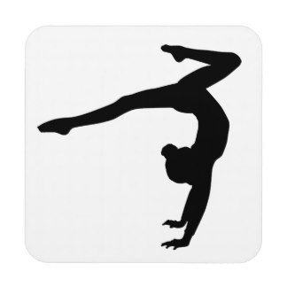 Gymnastics clipart leap. Black and white clip