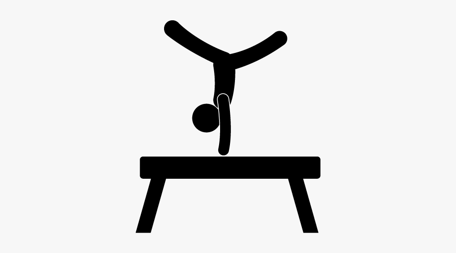 Gymnastics clipart olympics. Olympic gymnastic pictograms free