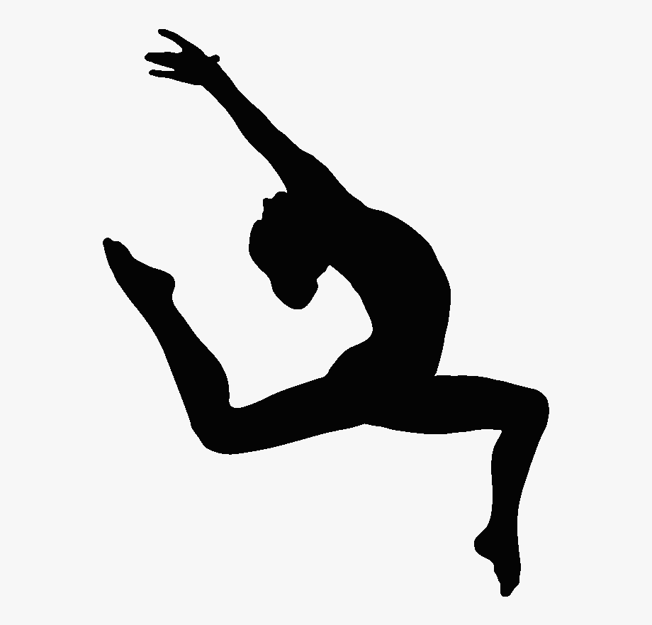 Gymnastics clipart silhouette. Png black gymnast transparent
