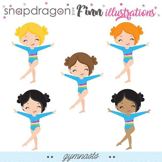 Gymnastics clipart vector. Pin on little kids
