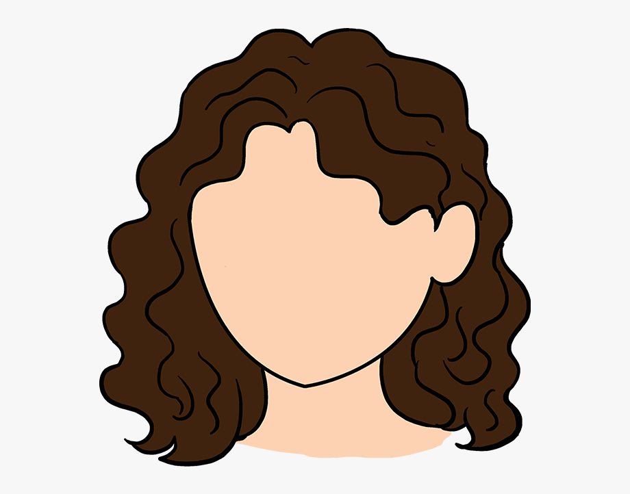 Girl Clipart Curly Hair Girl Curly Hair Transparent Free