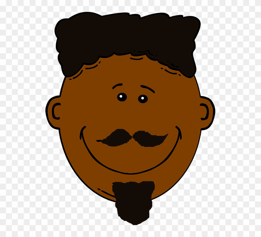 Dark skin people cartoon. Hair clipart black person