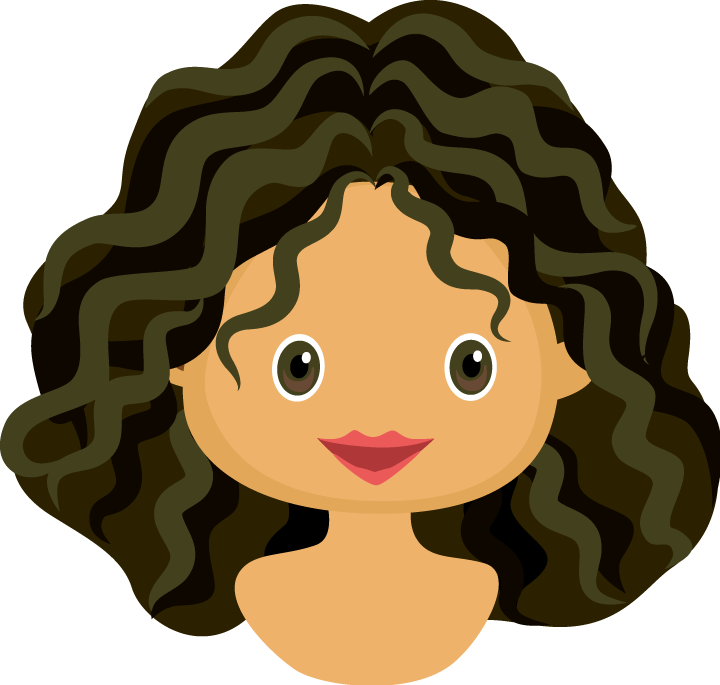 Hair clipart curly hair, Hair curly hair Transparent FREE for download ...