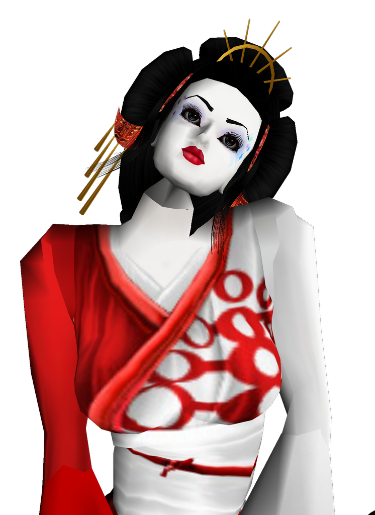 hair clipart geisha