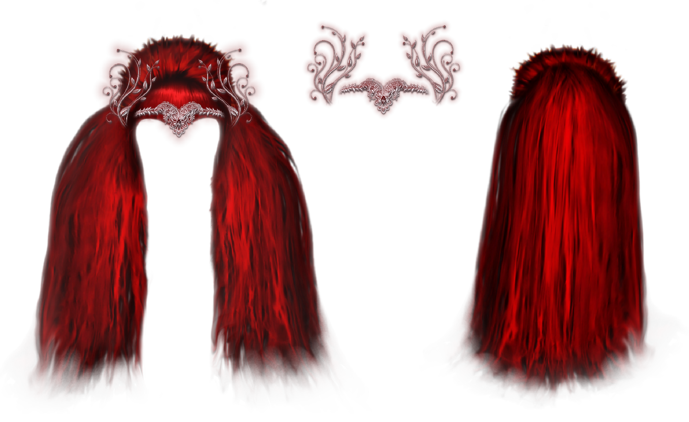 The red queen and. Hair clipart ginger hair
