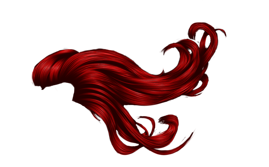 Windswept red by hellonlegs. Hair clipart ginger hair