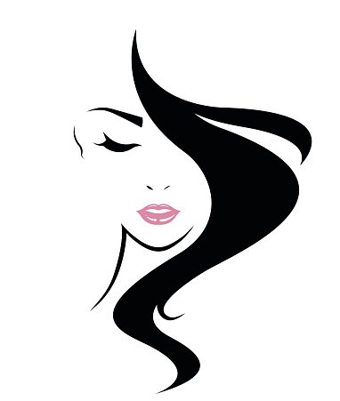 hair clipart logo