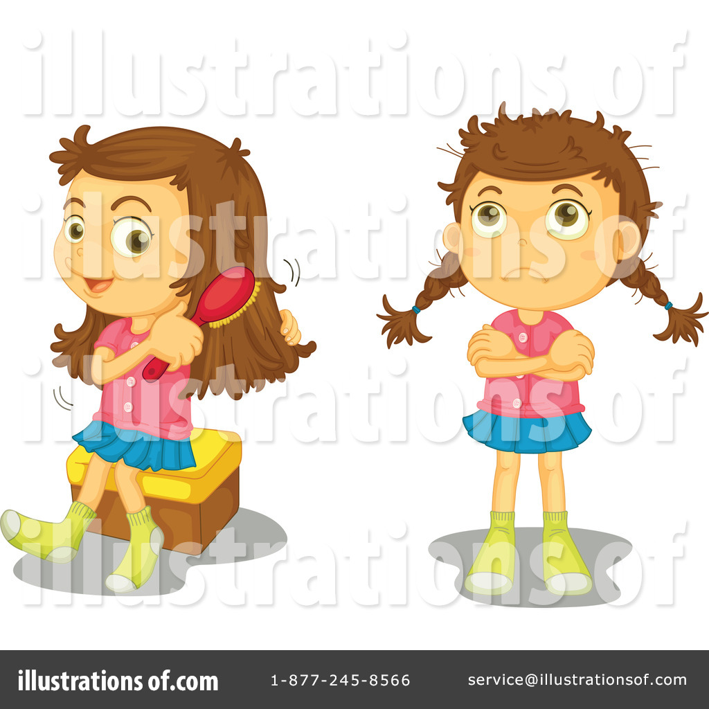 Hygiene illustration by graphics. Hair clipart untidy hair